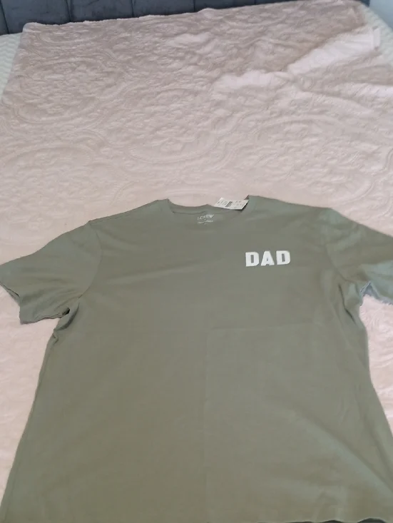 DAD Short-Sleeve Tee in Olive Green - Picture 1 of 4